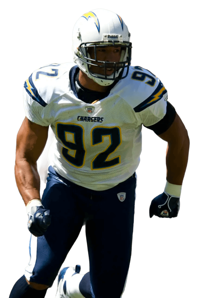 Marques Harris in his San Diego Chargers uniform